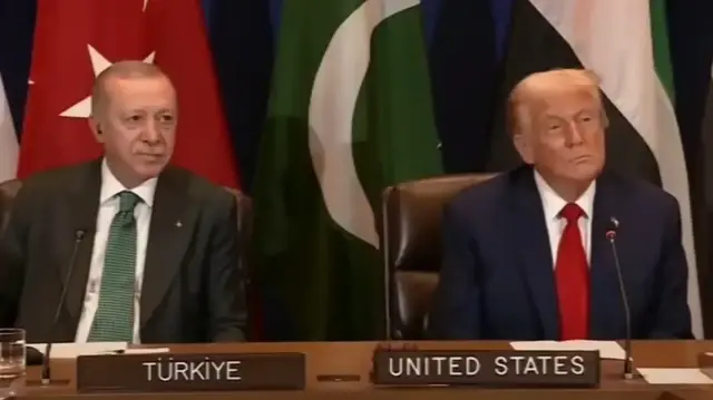 cumhurbaskani erdogan ile trump gazze zirvesinde yan yana dXsWqEcQ