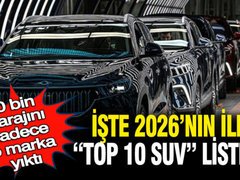Toyota, 10 Bin Satış Barajını Aşan Tek Marka: 2026’nın İlk “Top 10” Listesi Açıklandı